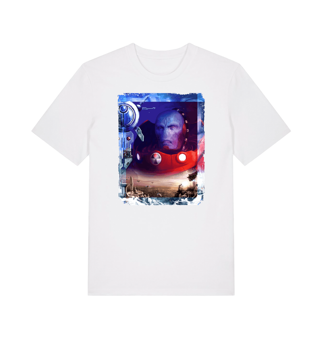 White Printed T-shirt Front